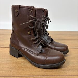 Santana Canada Antonia Leather Lace Up Boots